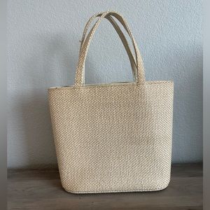 Vintage Woven Tote French Riviera